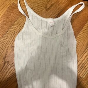 Colsie White Eyelet Sleeveless Top